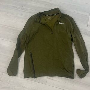 Nike Dri-FIT Green Running Pullover